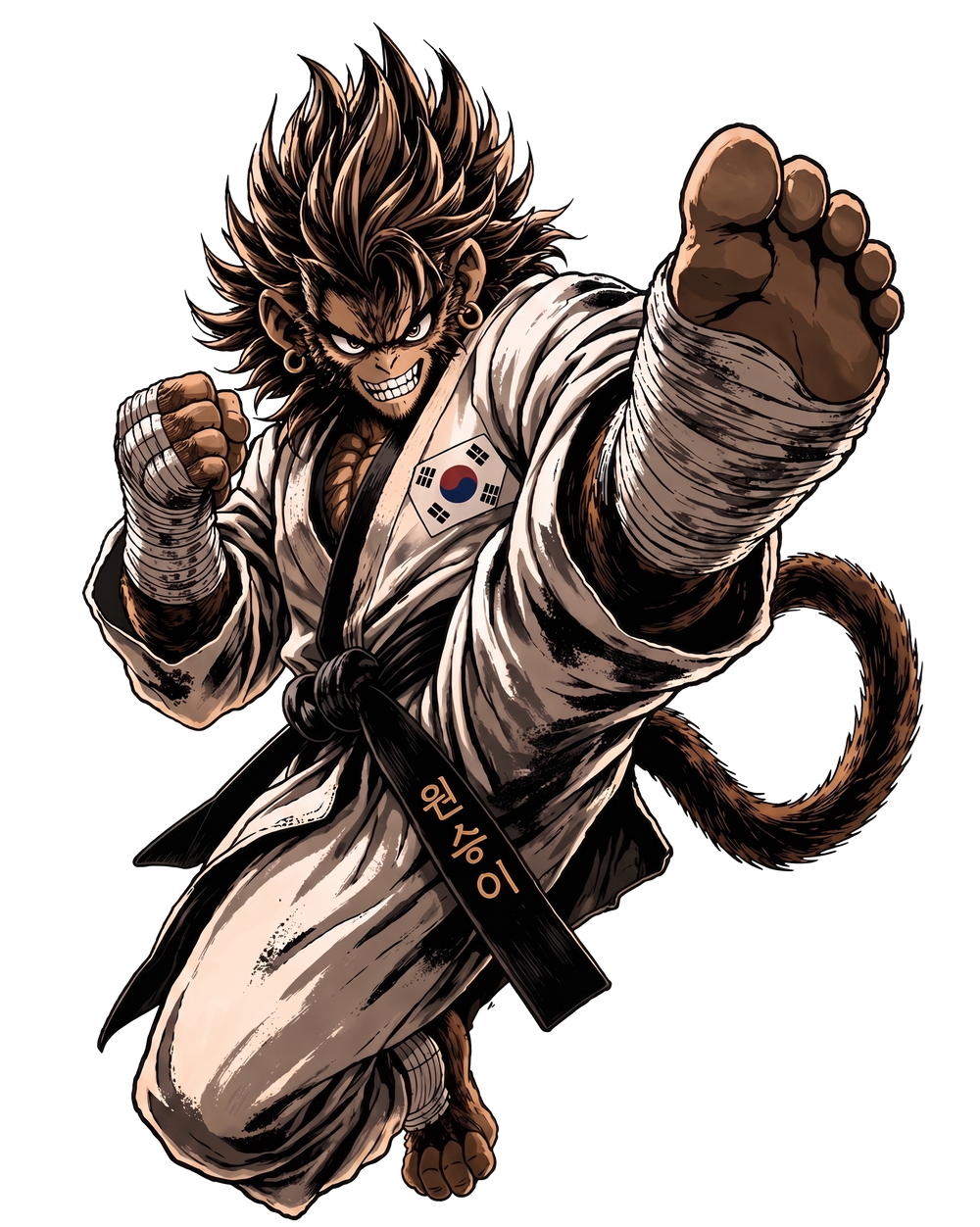 Monkey Style mascot