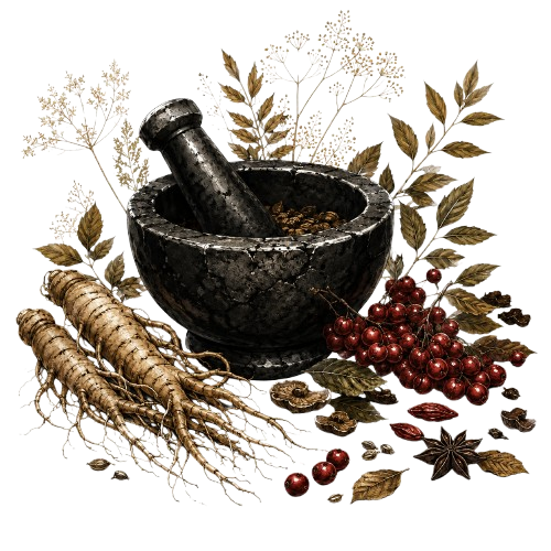 Dojo Mojo botanicals and mortar